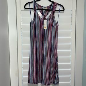 NWT C&C California stripe cotton summer dress. Size S